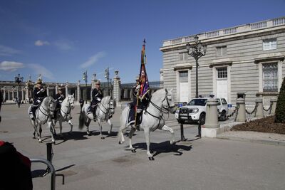 Solemn Changing of the Guard in Madrid