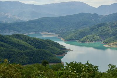 images of Albania - View of Bovilla Reservoir