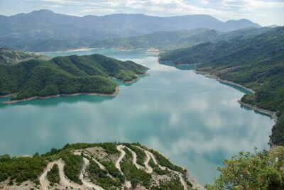 images of Albania - View of Bovilla Reservoir