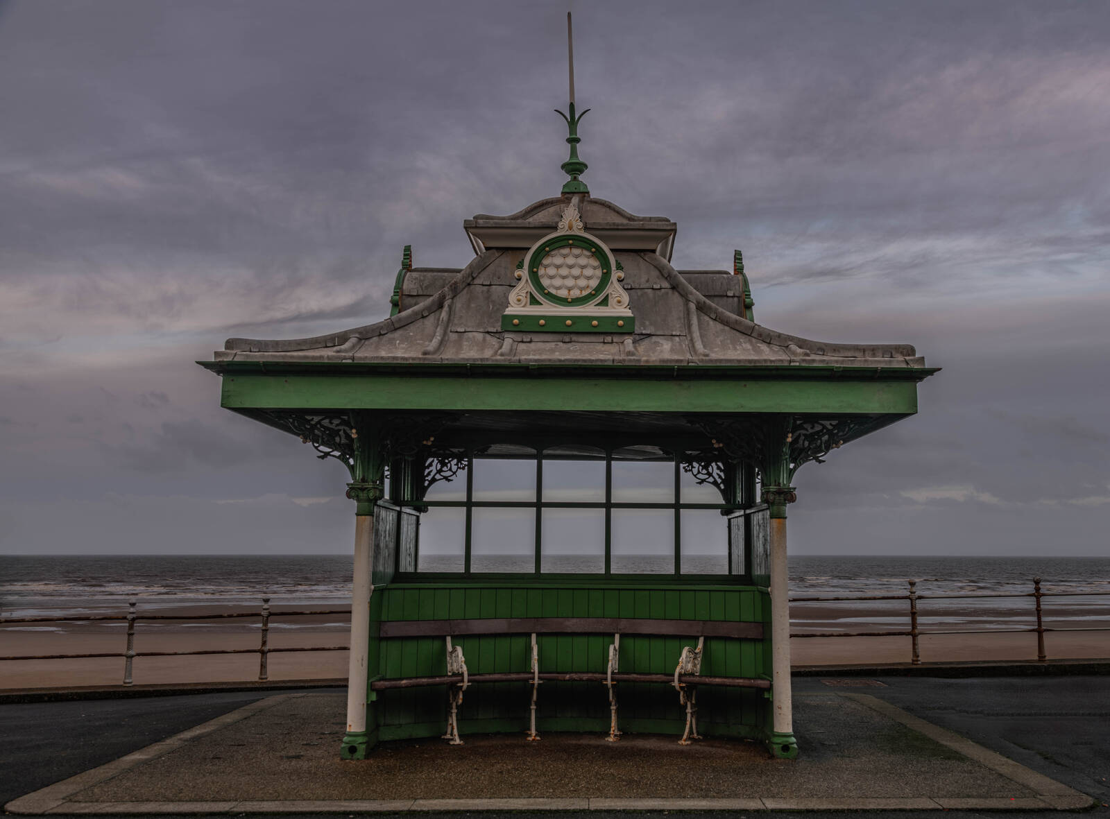 Image of Blackpool Victorian Seaside Shelters by michael bennett