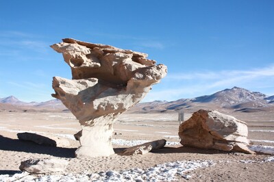 Photo of Stone Tree, Siloli desert - Stone Tree, Siloli desert