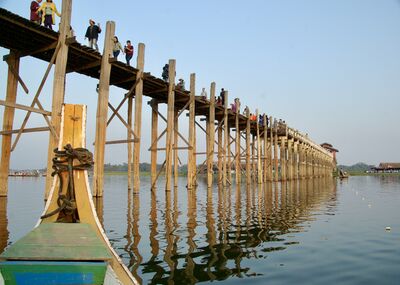 images of Myanmar (Burma) - U-Bein Bridge