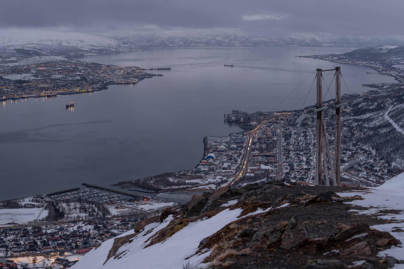 Image of Tromso City Viewpoint by michael bennett
