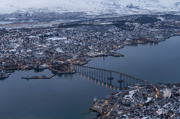 Tromso from above.