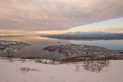 Narvik instagram spots - View from Narvkfjellet