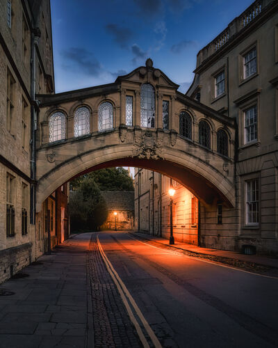 Blue Hour in March at the Bridge of Sighs.