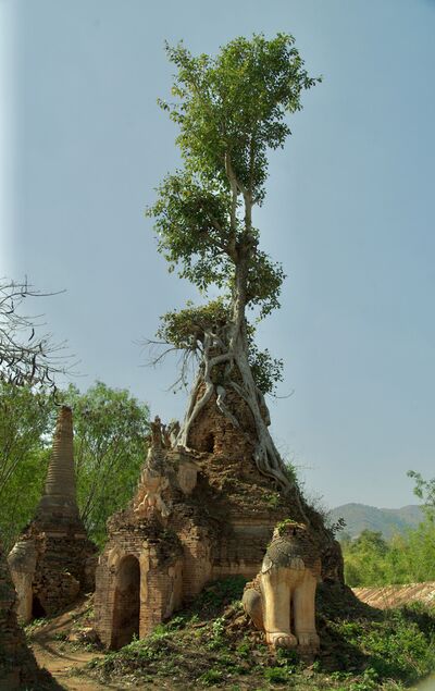 photos of Myanmar (Burma) - Shwe Indein Pagoda