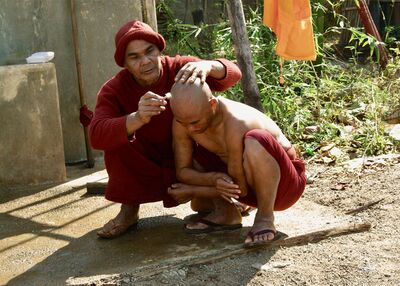 images of Myanmar (Burma) - Shwe Indein Pagoda