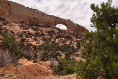 This is an easy one to get to, and you can't miss it if you're heading south from Moab, Utah.