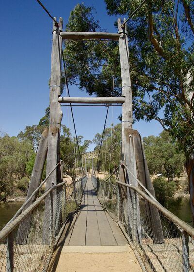 Australia pictures - Avon Suspension bridge
