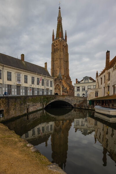 Canal and church.