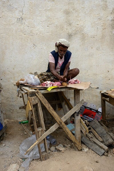 Yemen images - Hadiboh Goat Market
