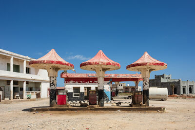 Socotra abandoned petrol station