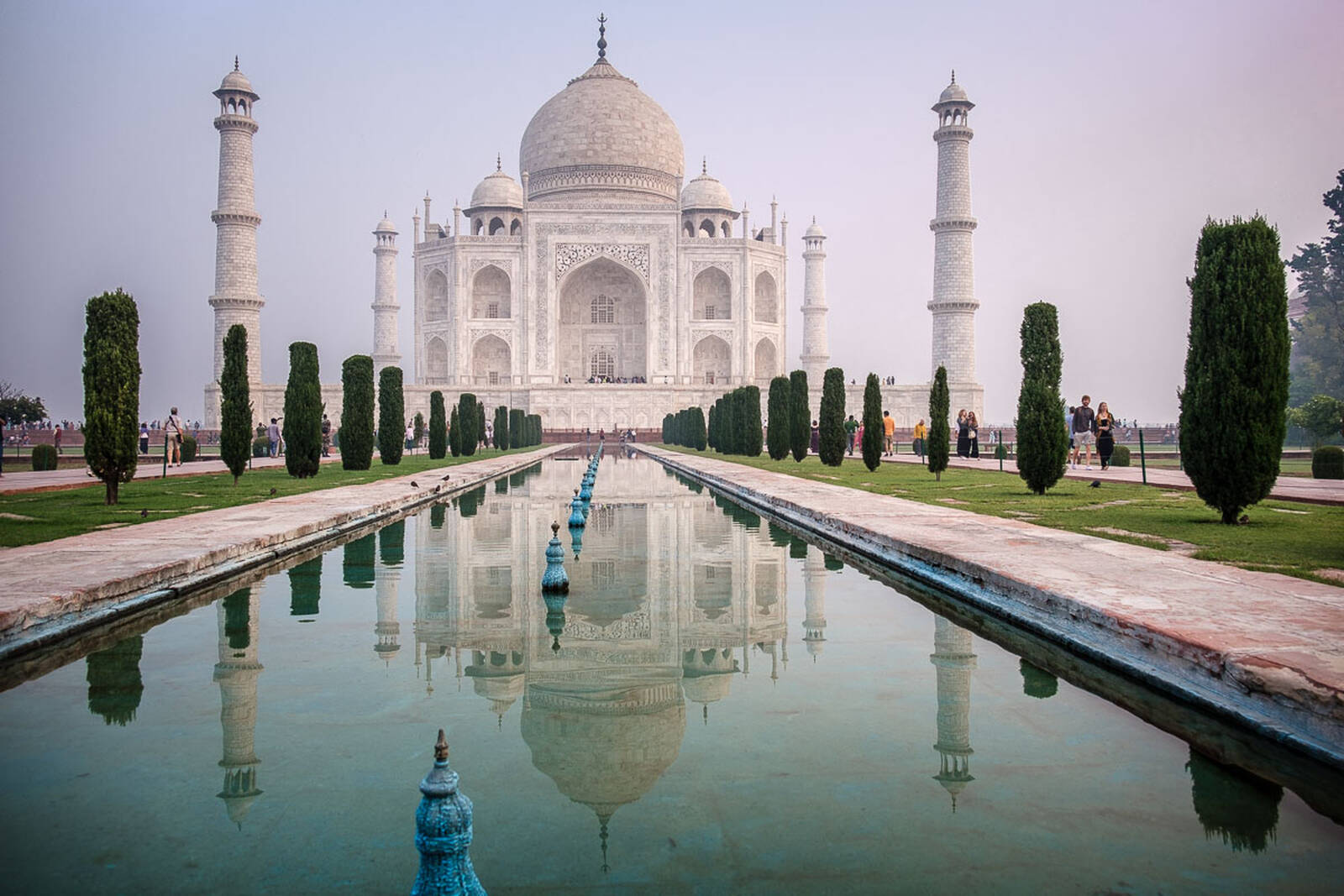 Image of Taj Mahal - Classic View by Darlene Hildebrandt