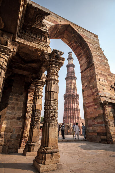 pictures of India - Qutub Minar site