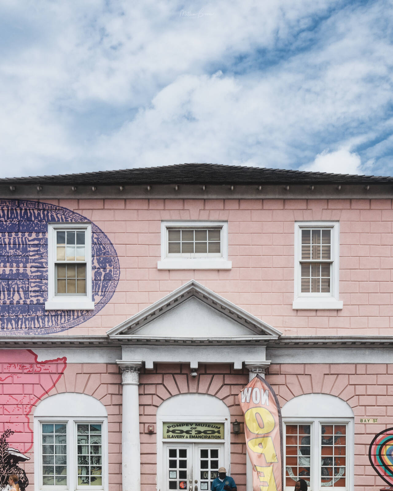 Image of Painted Houses of Downtown Nassau by Mathew Browne