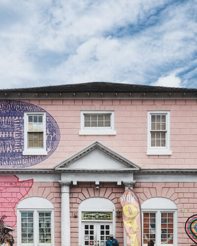 pictures of The Bahamas - Painted Houses of Downtown Nassau