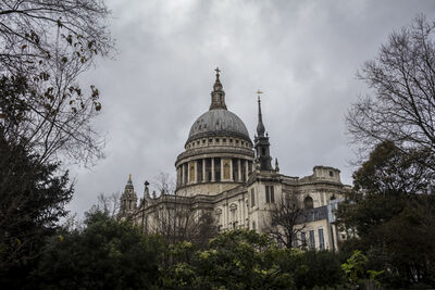St Paul's Cathedral from Reflection Garden