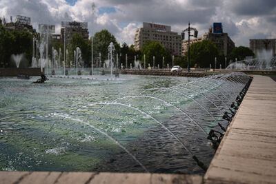 Romania photos - Piata Unirii Fountains
