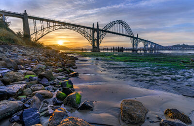 United States photos - Newport - Yaquina Bay Bridge