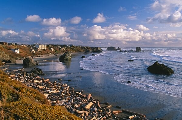 View from Coquille Point stairs