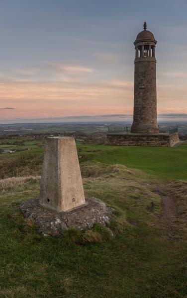 Crich Stand Trig Point Sunset