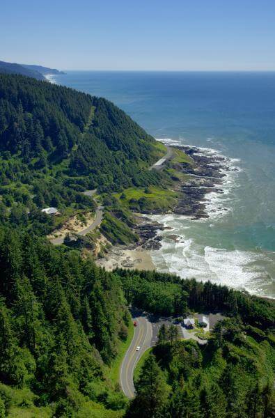Yachats photo locations - Cape Perpetua Viewpoint