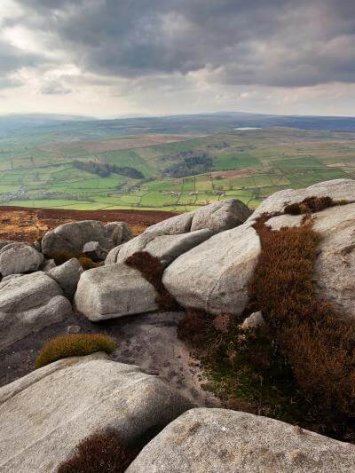 images of The Yorkshire Dales - Simon's Seat, Wharfedale