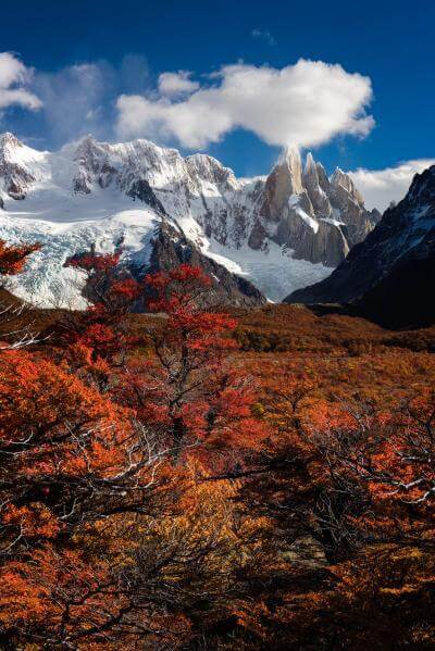 photos of Patagonia - EC - Cerro Torre Reflection