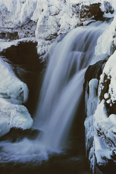 Moose Falls, winter