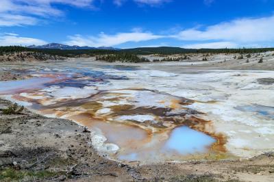 photos of Yellowstone National Park - NGB - Porcelain Springs