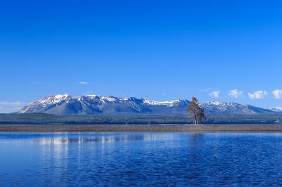 Teton County photography spots - YL from the NW Corner of West Thumb