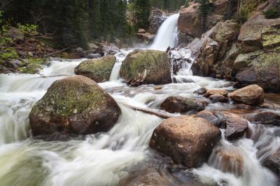 images of Rocky Mountain National Park - BL - Alberta Falls