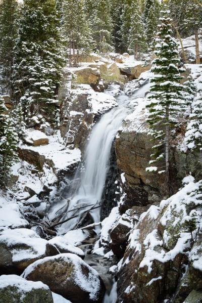 pictures of Rocky Mountain National Park - BL - Alberta Falls