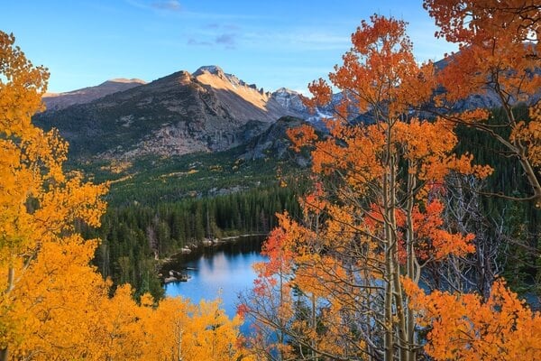 Bear Lake Overlook evening late September