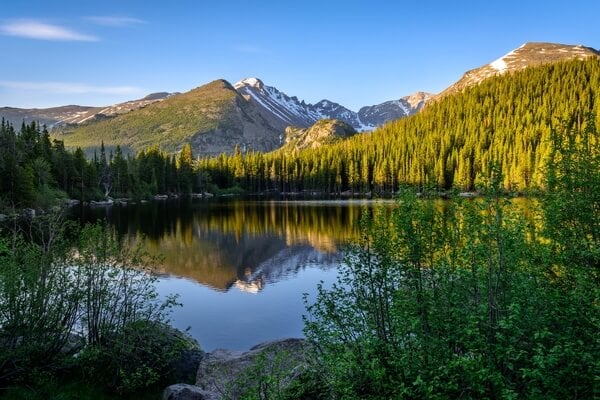 Bear Lake View,  June, early evening