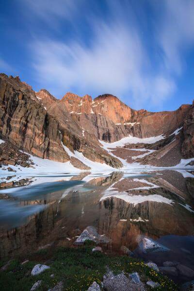 photography spots in Rocky Mountain National Park - HWY 7 - Chasm Lake