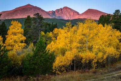 images of Rocky Mountain National Park - HWY 7 - Longs Peak from Hwy 7