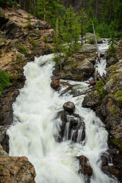 images of Rocky Mountain National Park - WR - Adams Falls