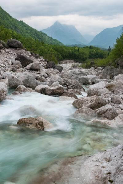 images of Slovenia - Boka Waterfall 