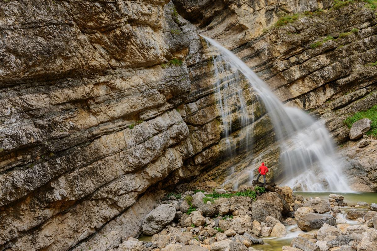 Image of Diagonal Waterfall  by Luka Esenko