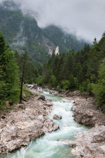 photos of Soča River Valley - Koritnica River 