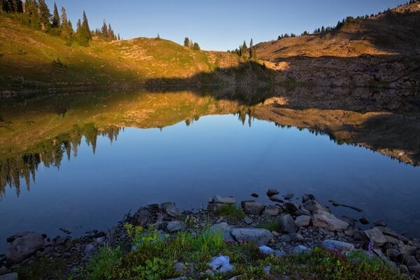 Evening in Seven Lakes Basin