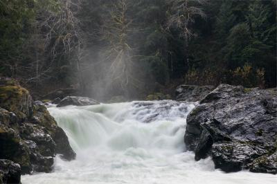 Clallam County instagram spots - Salmon Cascades