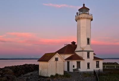 Sunset at Point Wilson