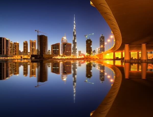 Dubai Creek & Burj Khalifa
