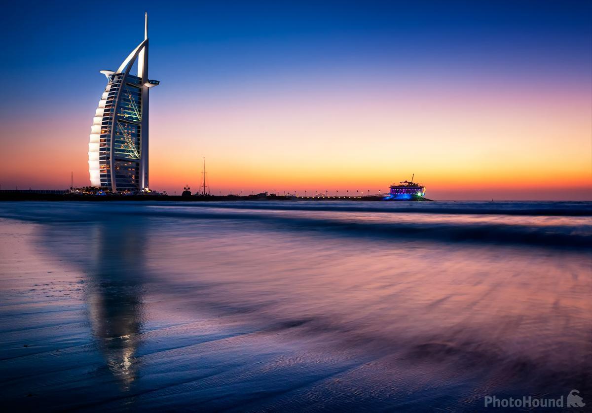 Image of Jumeirah Beach - Burj Al Arab View  by Marek Kijevský