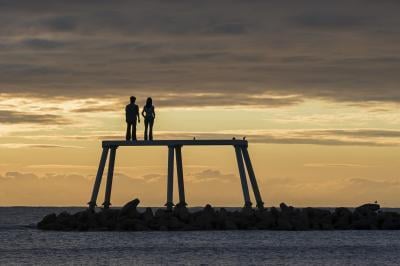 Couple, Newbiggin-by-the-Sea