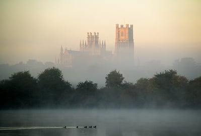 Ely Cathedral from Roswell Pits