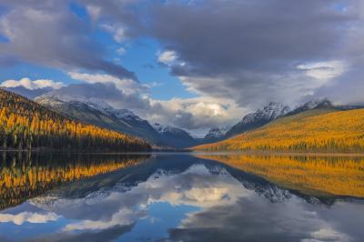 photography spots in Glacier National Park - Bowman Lake